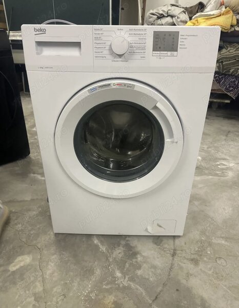 Masina de spalat rufe cu incarcare frontala Beko, model WML61223N1